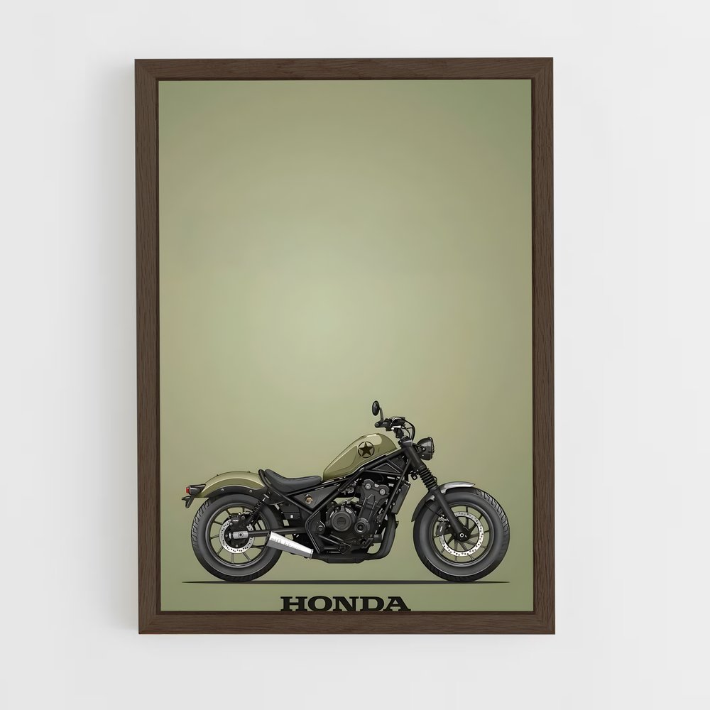 Poster Honda Rebel 500 – affiche Honda Moto (vue 5)